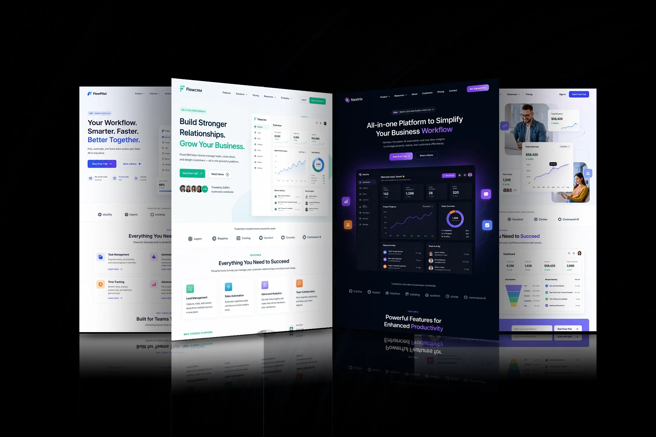 crm web apps mockup 1